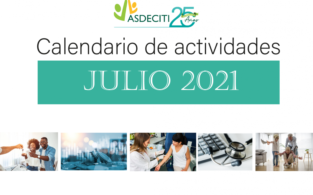 Calendario de Actividades Julio 2021