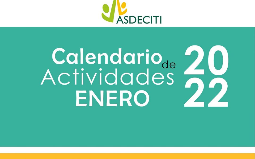 Calendario de Actividades Enero 2022