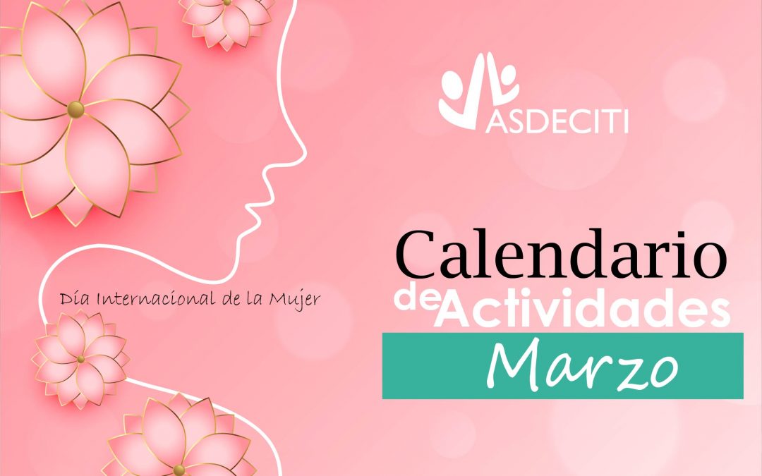 Calendario de Actividades Marzo 2022