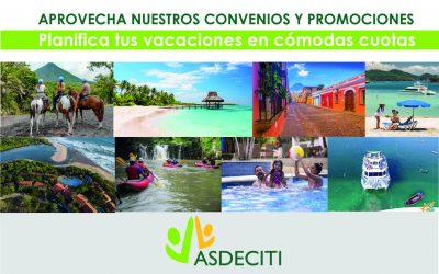 Aprovecha nuestros Convenios Vacacionales