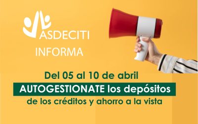 AUTOGESTIONATE los depósitos