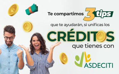 Unifica los créditos que tienes con ASCECITI