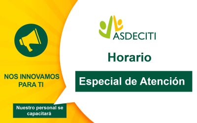 Horario Especial de Atención