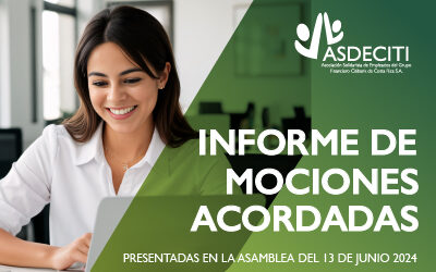 Informe de Mociones Acordadas