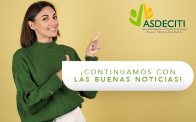 ¡CONTINUAMOS CON LAS BUENAS NOTICIAS!