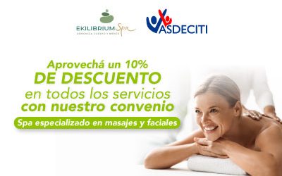 APROVECHÁ UN 10% DE DESCUENTO EN TODOS LOS SERVICIOS CON NUESTRO CONVENIO