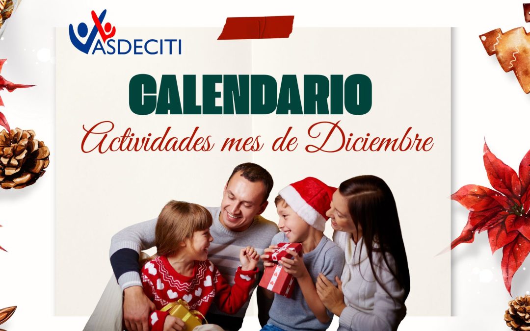 CALENDARIO DE ACTIVIDADES DICIEMBRE