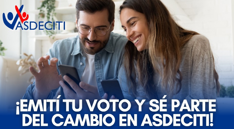 ¡EMITÍ TU VOTO Y SÉ PARTE DEL CAMBIO!